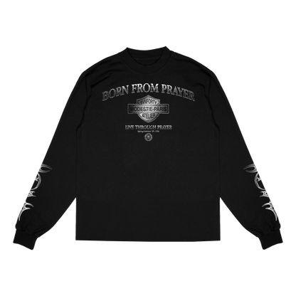 Black "Prayer" Longsleeve