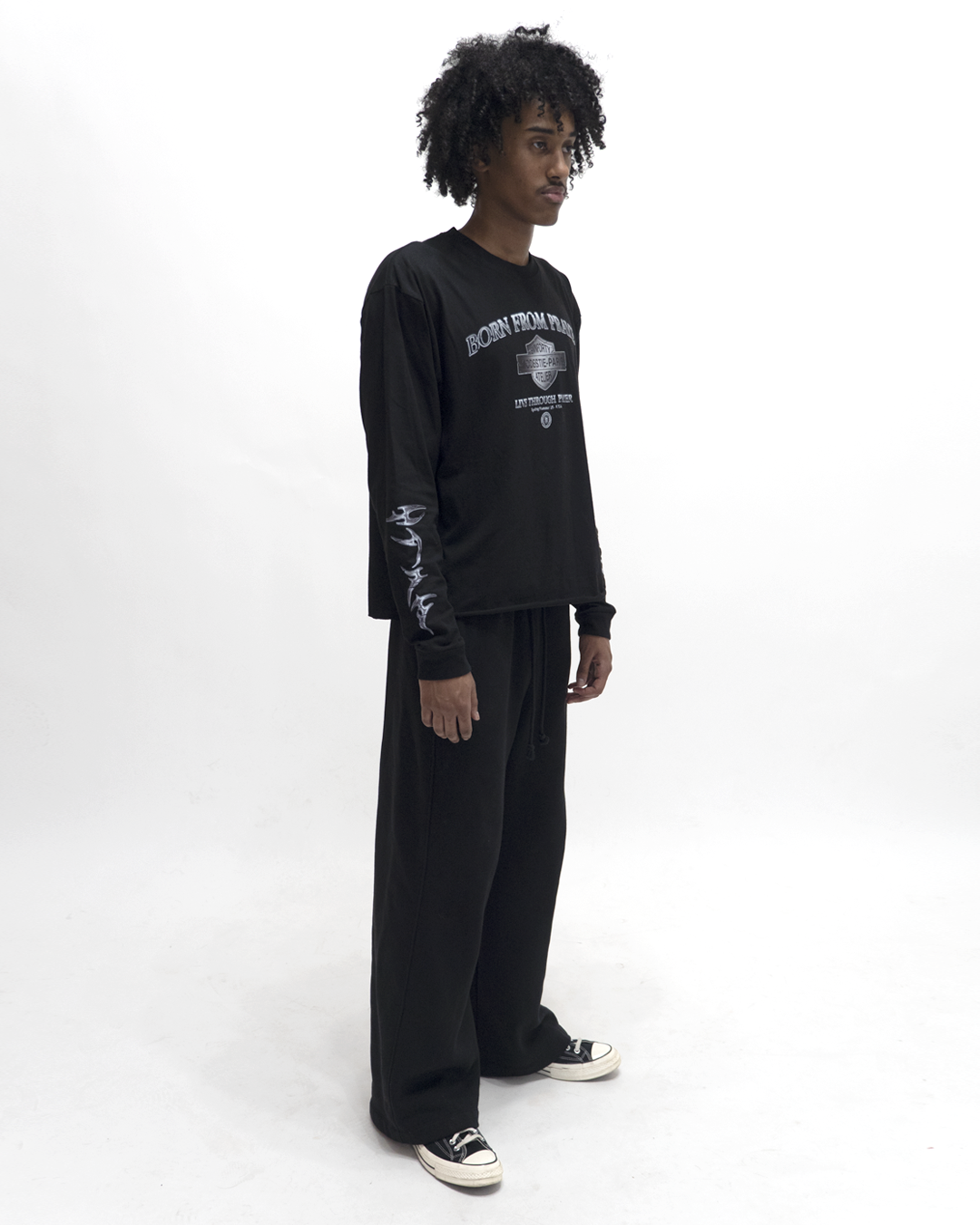 Black "Prayer" Longsleeve