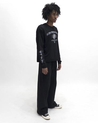 Black "Prayer" Longsleeve